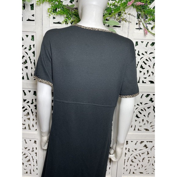 Sweet Jessie Women’s Brown Turtle Print Button Front Maxi Dress - Picture 10 of 13